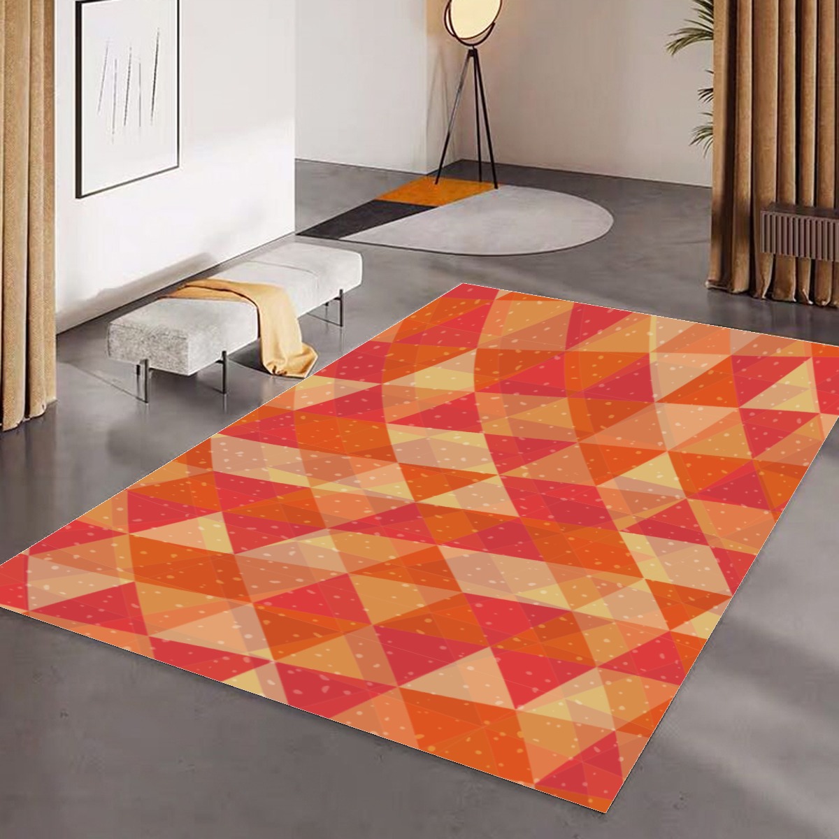 Foldable Rectangular Floor Mat - Image 2