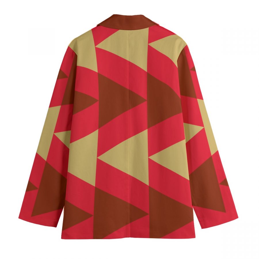 All-Over Print Women's Leisure Blazer | 245GSM Cotton - Image 2
