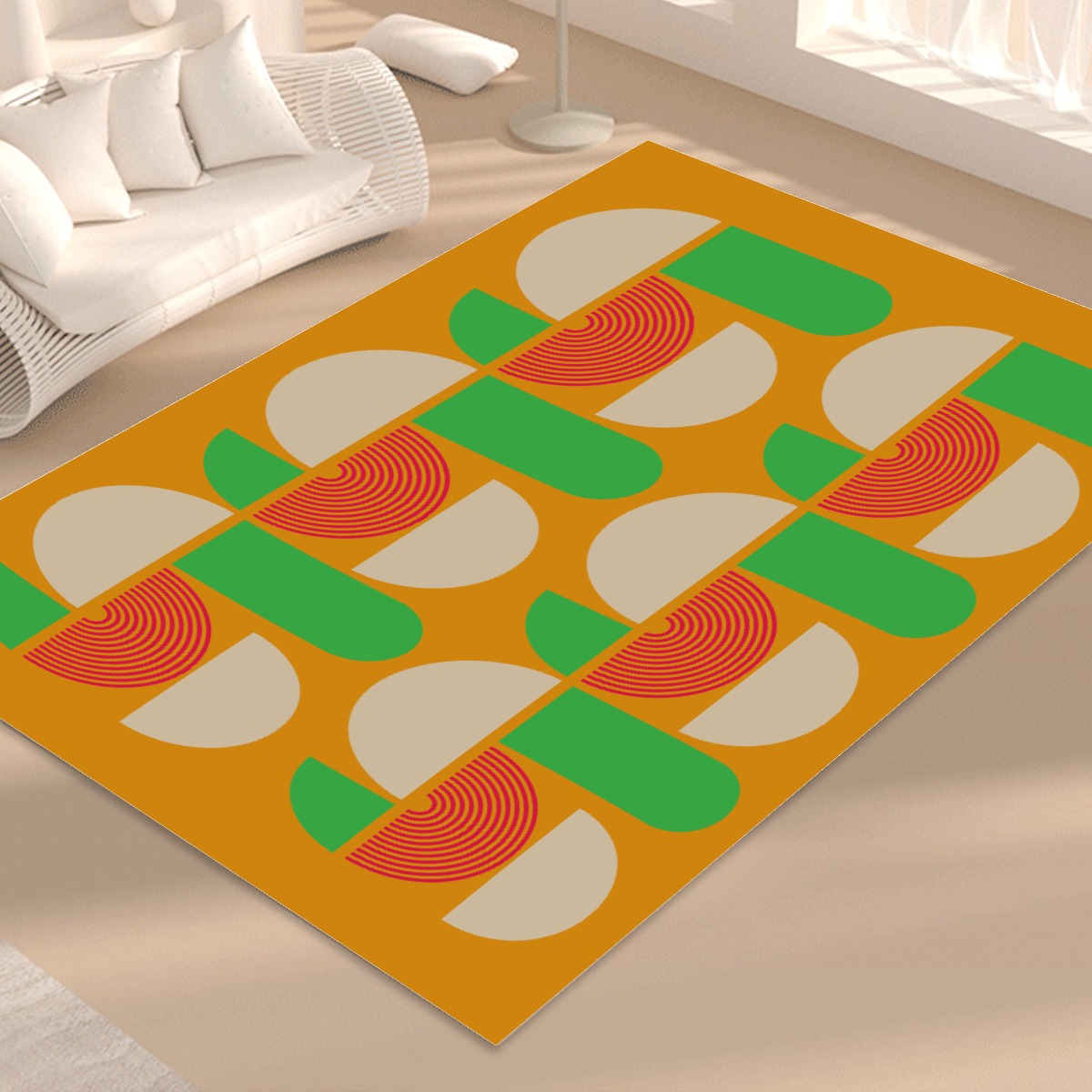 Foldable Rectangular Floor Mat