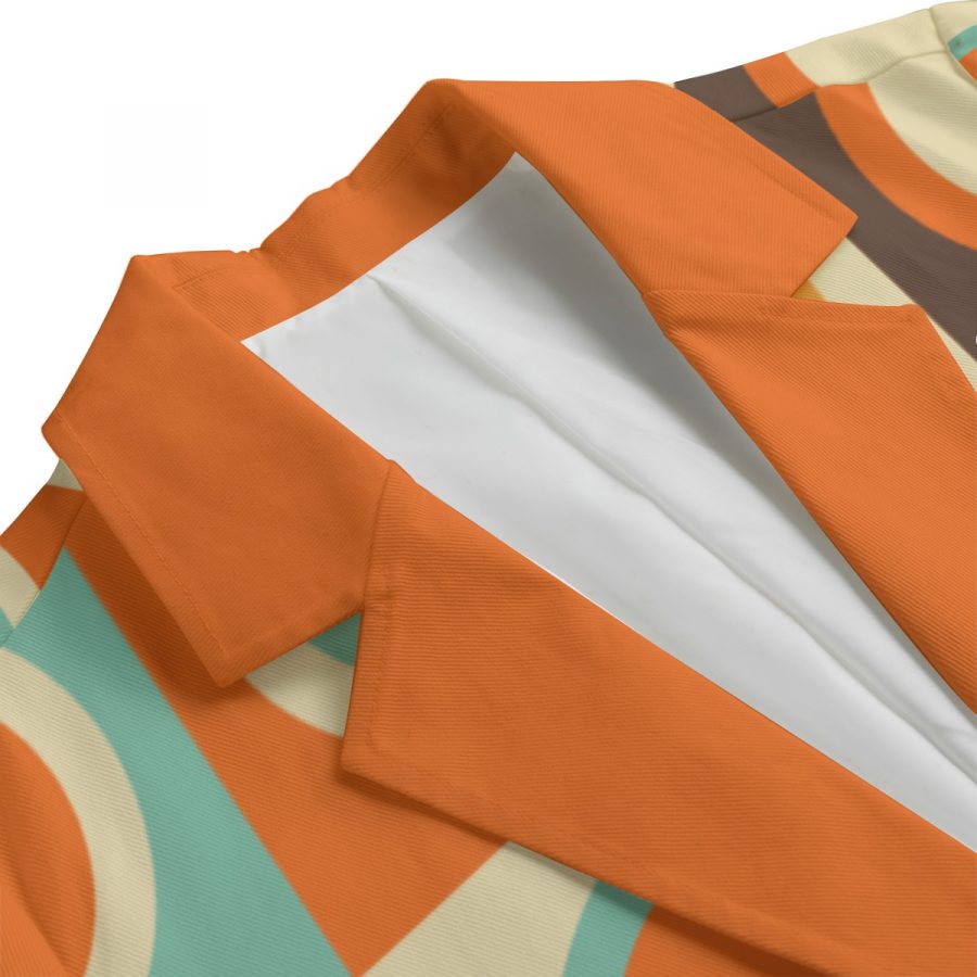 All-Over Print Women's Leisure Blazer | 245GSM Cotton - Image 3