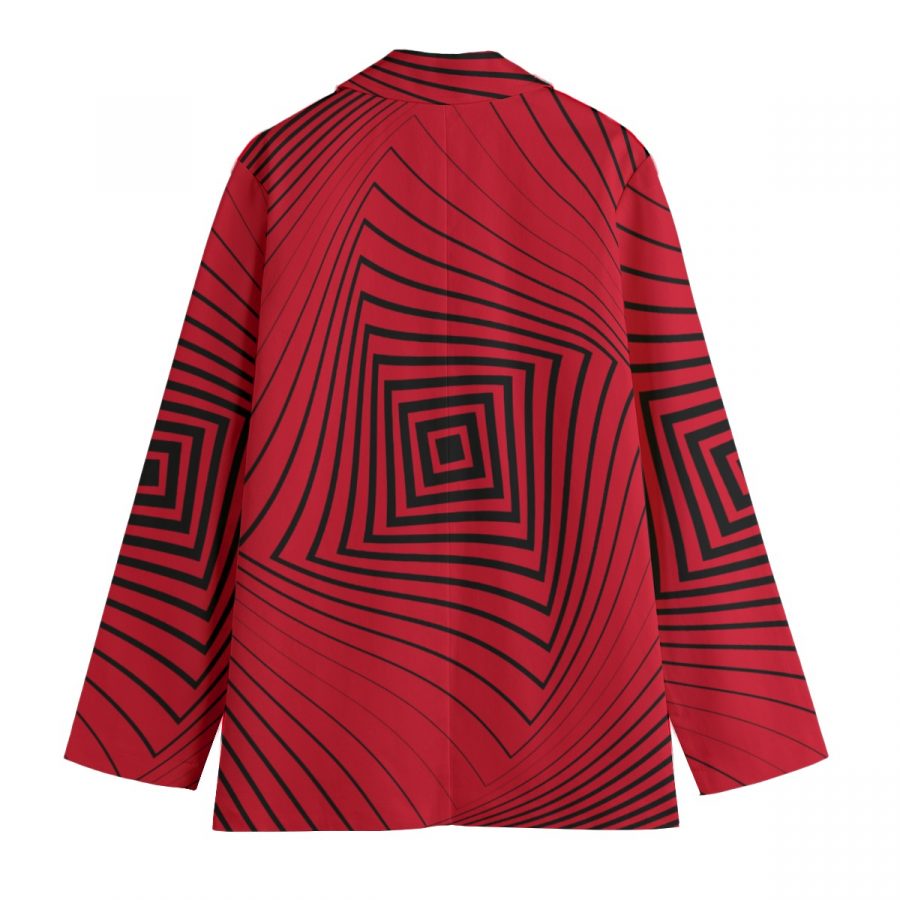 All-Over Print Women's Leisure Blazer | 245GSM Cotton - Image 2
