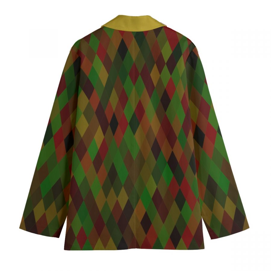 All-Over Print Women's Leisure Blazer | 245GSM Cotton - Image 2