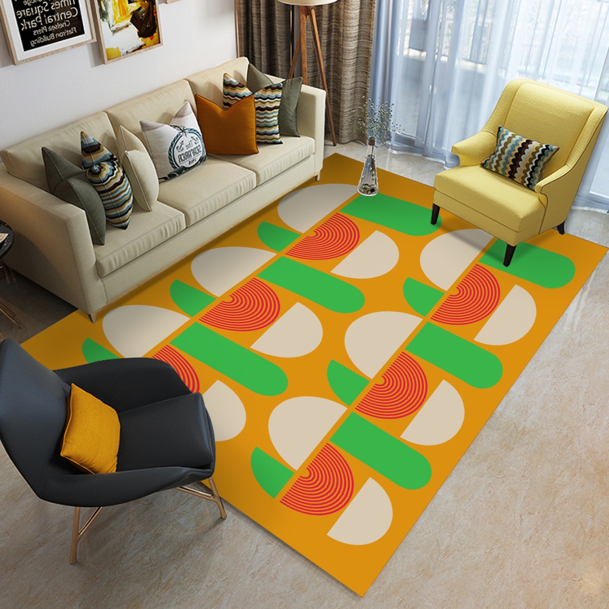 Foldable Rectangular Floor Mat - Image 4