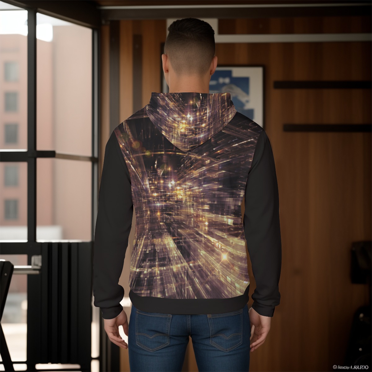 All-Over Print Men's Pullover Hoodie - Image 4